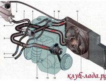Устройство системы охлаждения двигателя Калины